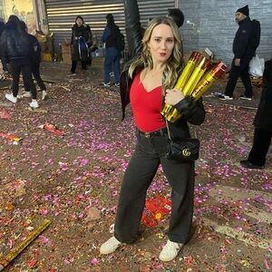 Levi’s baggy dad jean - black, mid-rise